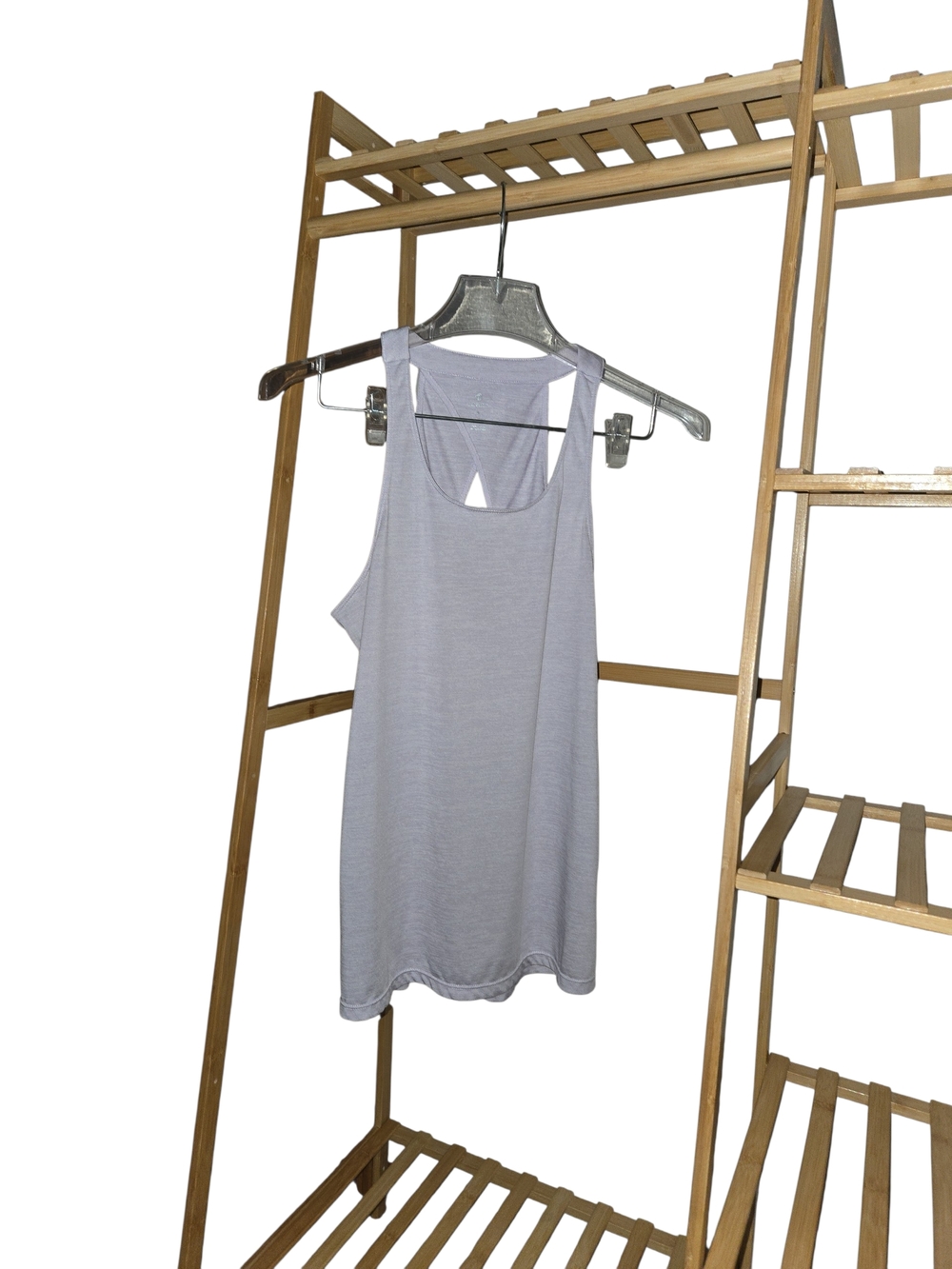 Apana Lavender Keyhole Back Workout Tank Top Size Small Womens
